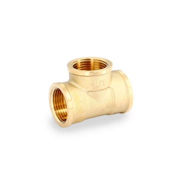 Тройник Uni-Fitt 615G 1/2″ Ду15х15х15 Ру30 переходной, корпус - латунь, присоединение - внутренняя резьба, страна - Китай