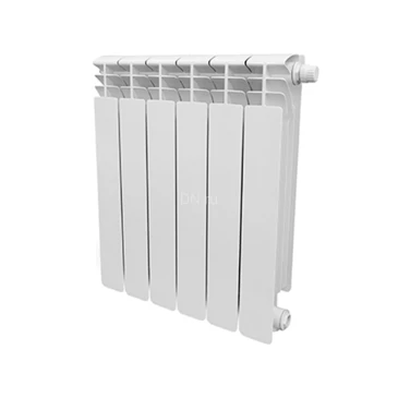 Радиатор биметаллический Uni-Fitt C350 9 секций, теплоотдача - 1485Вт, подключение - нижнее, универсальное, цвет - белый