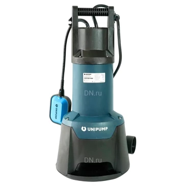 Насос дренажный Unipump VORTPRO 2000 погружной, корпус - пластик, мощность - 2кВт, напор - 16м, производительность - 500л/мин, 220В