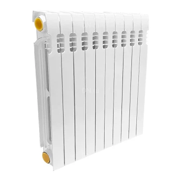 Радиатор чугунный секционный VALFEX CAST IRON 500 CI-B, межосевое расстояние - 500мм, 7 секций, теплоотдача - 840Вт, боковое подключение, универсальное, цвет - белый