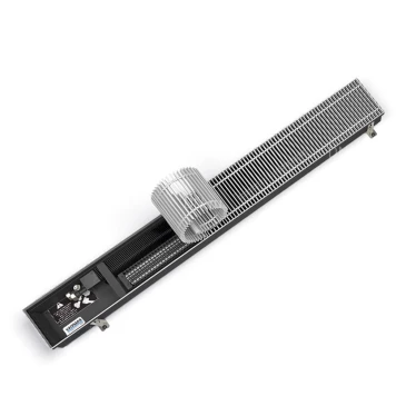 Конвектор внутрипольный Varmann QECO 230х90х2500 корпус – сталь , тип решетки – продольная жесткая , теплоотдача –2500Вт , отапливаемая площадь –24м2 , без вентилятора , нижнее подключение