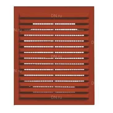 Решетка вентиляционная VIENTO В 170х240мм вытяжная прямоугольная, сетка, материал - АБС-пластик, цвет - коричневый