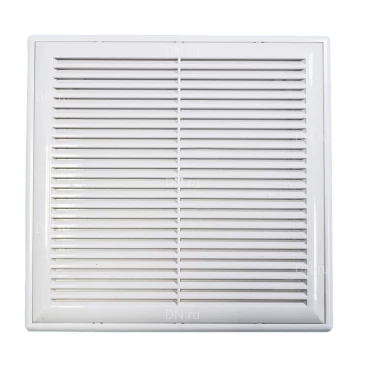 Решетка вентиляционная VIENTO НР 180х250мм вытяжная прямоугольная, с рамкой, материал - АБС-пластик, цвет - белый