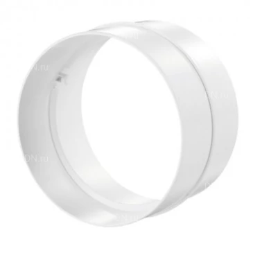 Соединитель VIENTO круглый, диаметр - 125мм, цвет - белый