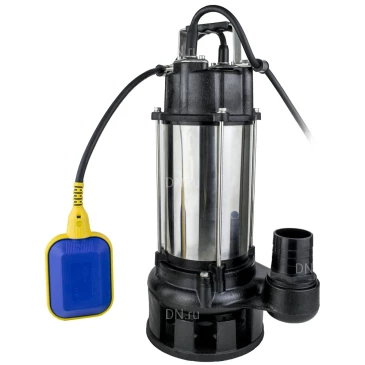 Насос фекальный Wellmix WQD 10-8-0.75 погружной, корпус - чугун, мощность - 0.75кВт, напор - 8м, производительность - 167л/мин, 220В