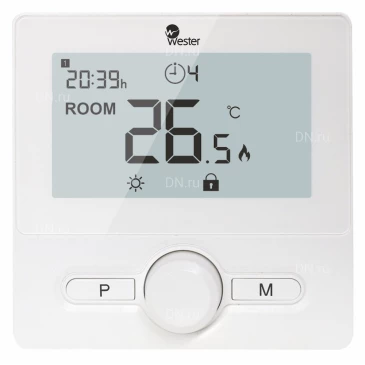 Термостат электронный программируемый Wester RT25P