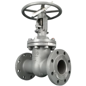 Задвижка клиновая 30нж15нж ТехГидроМаш Ду100 Ру40 фланцевая, клин - однодисковый, шпиндель - выдвижной, корпус - нержавеющая сталь 12Х18Н9ТЛ, уплотнение - паронит ПОН-Б