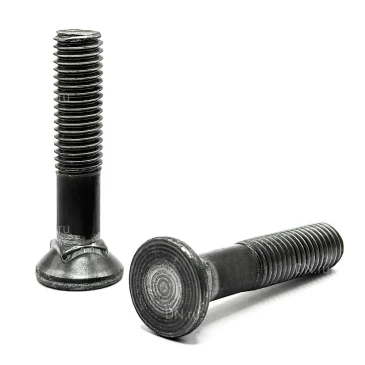 Болт лемешный ZITAR М12х90, корпус - сталь, без покрытия, класс прочности 4.8, весовой, фасовка - 25кг, DIN 608