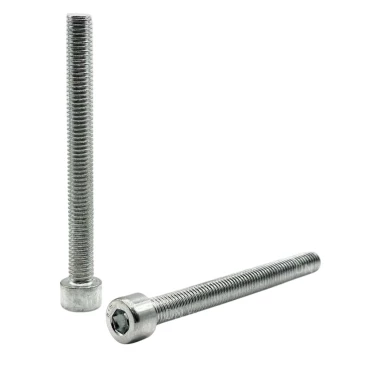 Винт ZITAR 8х60мм с внутренним шестигранником, к.п 8.8, неполная резьба, материал - оцинкованная сталь, DIN912, 5кг