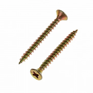 Шуруп для дерева ZITAR 4х40мм 6000шт, головка - потайная, диаметр - 4мм, длина - 40мм, материал - углеродистая сталь, покрытие - желтый цинк, упаковка - 6000шт