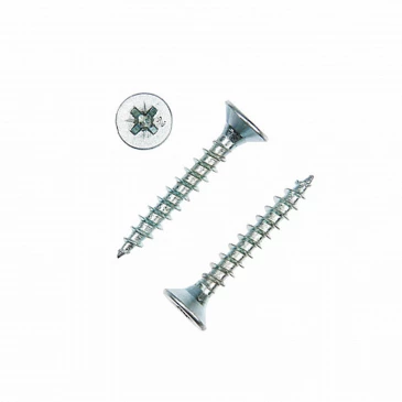 Шуруп для дерева ZITAR 4.5х30мм 6000шт, головка - потайная, диаметр - 4.5мм, длина - 30мм, материал - углеродистая сталь, покрытие - белый цинк, упаковка - 6000шт