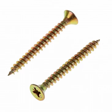 Шуруп для дерева ZITAR 4.5х45мм 4500шт, головка - потайная, диаметр - 4.5мм, длина - 45мм, материал - углеродистая сталь, покрытие - желтый цинк, упаковка - 4500шт