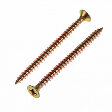 Шуруп для дерева ZITAR 5х70мм 2000шт, головка - потайная, диаметр - 5мм, длина - 70мм, материал - углеродистая сталь, покрытие - желтый цинк, упаковка - 2000шт