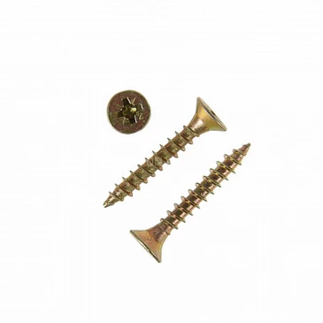 Шуруп для дерева ZITAR 6х40мм 2500шт, головка - потайная, диаметр - 6мм, длина - 40мм, материал - углеродистая сталь, покрытие - желтый цинк, упаковка - 2500шт