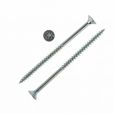 Шуруп для дерева ZITAR 6х100мм 1000шт, головка - потайная, диаметр - 6мм, длина - 100мм, материал - углеродистая сталь, покрытие - белый цинк, упаковка - 1000шт