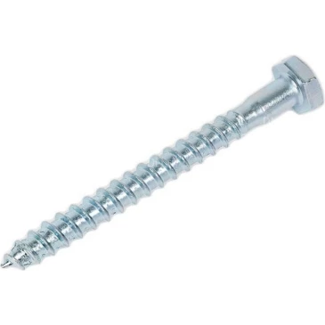 Шуруп-болт (глухарь) ZITAR 10х40мм 1000шт, головка - шестигранная, диаметр - 10мм, длина - 40мм, материал - углеродистая сталь, покрытие - цинк, упаковка - 1000шт, DIN571