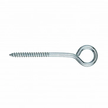 Шуруп-крючок О-образный ZITAR 4х30мм 200шт, диаметр - 4мм, длина - 30мм, материал - углеродистая сталь, покрытие - цинк, упаковка - 200шт