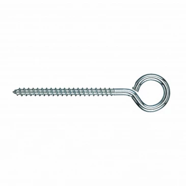 Шуруп-крючок О-образный ZITAR 10х200мм 50шт, диаметр - 10мм, длина - 200мм, материал - углеродистая сталь, покрытие - цинк, упаковка - 50шт