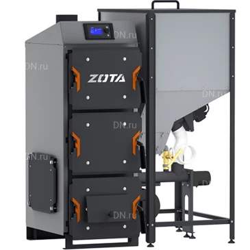 Котел твердотопливный ZOTA Focus 16 пеллетный, напольный, мощность - 16кВт