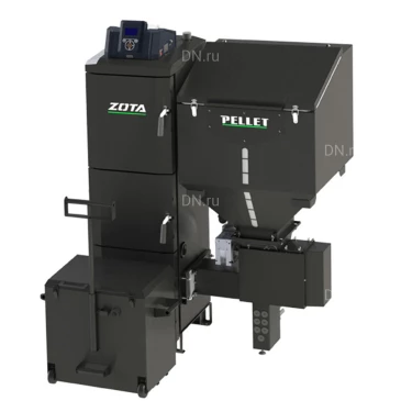 Котел твердотопливный ZOTA Pellet Black 135кВт 2R-700 автоматический, напольный, мощность - 135кВт, объем бункера - 700л