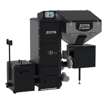 Котел твердотопливный ZOTA Stahanov Black 135 2K-800 напольный, мощность - 135кВт, угольный