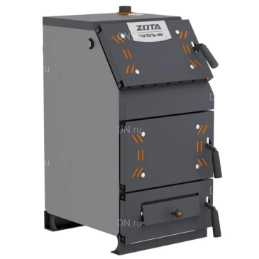 Котел твердотопливный ZOTA Тополь-ВК 16 напольный, мощность - 16кВт