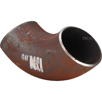 Отвод бесшовный крутоизогнутый 90° DN.ru Ст20 Св/Св 5″ Ду125 Ру80 ГОСТ 17375-2001 исполнение 2, наружный диаметр - 133мм, толщина стенки - 6мм, корпус - сталь 20, присоединение - под приварку (опрессовано)