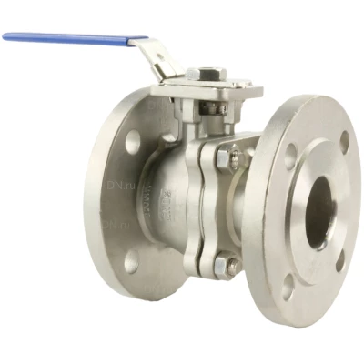 Кран шаровой DN.ru BV3232P(2pc)-FP-F-ISO-H Ду50 Ру40, корпус - нержавеющая сталь 316, уплотнение - PTFE, полнопроходной фланцевый с ISO-фланцем и рукояткой, 14х14, F05/F07