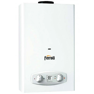 Водонагреватель газовый проточный FERROLI VERONA 11D настенный, мощность - 21.1кВт