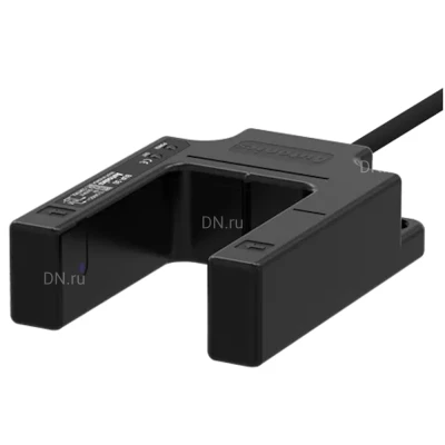 Датчик фотоэлектрический Autonics BUP-30 на пересечение луча, NPN-выход с открытым коллектором, кабель диам. 4мм дл. 2м, 12-24В, IP66, инфракрасный LED (940нм), расстояние срабатывания - 30мм, материал корпуса - пластик