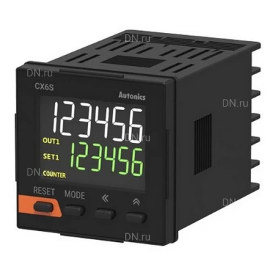 Счетчики-таймеры Autonics CX цифровые, 6-разрядный, выход релейный, 24VAC/24-48VDC, IP50