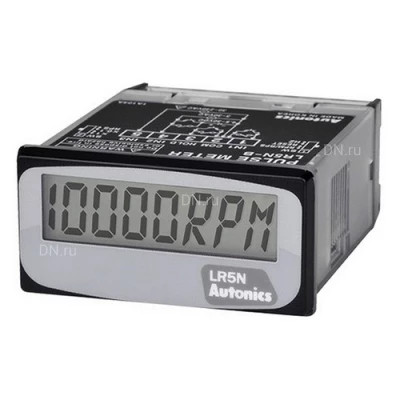 Счетчики импульсов Autonics LR5N-B 5-разрядные, ЖК-дисплей, входной сигнал PNP/NPN, встроенная батарея, IP66