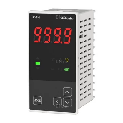 Контроллер температурный Autonics TC4H-24R 4-разрядный, ПИД-регулятор, выход релейный и ТТР, выход аварийной сигнализации, 100-240В