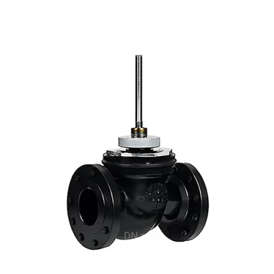 Клапаны запорно-регулирующие Авангард КЗР 25ч945п Ду15-300 Ру16 односедельные неразгруженные, присоединение - фланцевое, корпус - чугун СЧ20, уплотнение - фторопласт-4, без электропривода