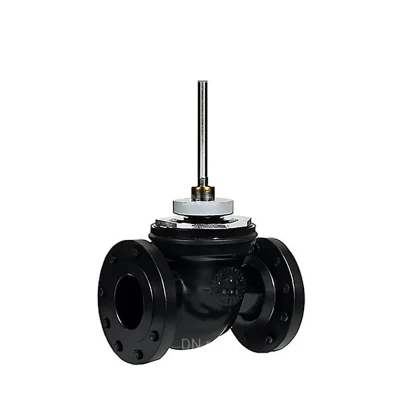 Клапан запорно-регулирующий Авангард КЗР 25ч945п Ду32 Ру16 односедельный неразгруженный, присоединение фланцевое, корпус - чугун СЧ20, уплотнение - фторопласт-4, без электропривода