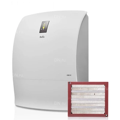 Приточный очиститель воздуха BALLU ONEAIR ASP-200SPW тип нагревателя - электрический, производительность - до 200м3/ч, мощность нагревателя - 1.2 кВт, 220В