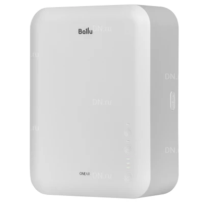 Приточный очиститель воздуха BALLU ONEAIR ASP-80 тип нагревателя - электрический, производительность - до 80м3/ч, мощность нагревателя - 0.6 кВт, 220В