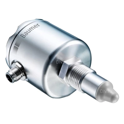 Датчик уровня Baumer CleverLevel LFFS-013.0 емкостно-частотный, t процесса от -40 до +175°C, Pmax=16бар, 12.5-36В, выход PNP/NPN, разъем М12, 4 pin, индикация, соединение G1/2″ удлинение 100мм с муфтой перемещения, нержавеющая сталь 316L, IP67/69K