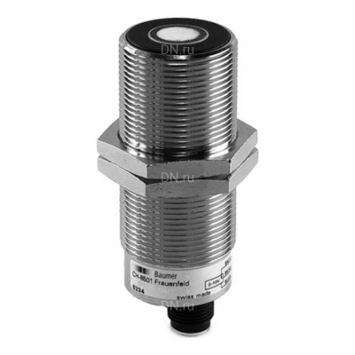 Датчик ультразвуковый Baumer UNAM 30U6103/S14 расстояние срабатывания 100-1000мм, выход 0.10VDC, Teach-in, разъем M12, корпус -  металл, IP67