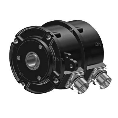 Энкодер инкрементальный Baumer HOG9G DN 1024 I/DN 5000 R 16H7 Ду97 сдвоенный, глухой полый вал - 16мм, материал корпуса - алюминий, разрешение - 1025/500имп/об, HTL/TTL, напряжение - 9-30В, IP56