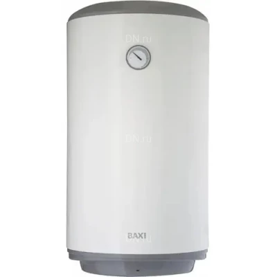 Водонагреватели электрические накопительные настенные вертикальные Baxi V 510-580, объем 50-100л, мощность 1500Вт, Tmax 75°С