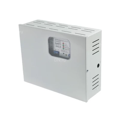 Источник бесперебойного питания БИРП 24/2.5 (б/акб) 2х12Ач, цвет - белый