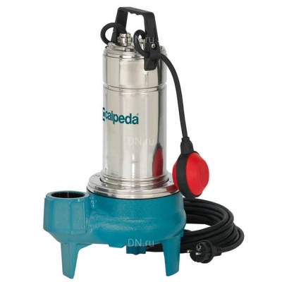 Насос дренажный Calpeda GQSM 40-9 погружной, корпус - чугун, мощность - 0.45кВт, напор - 8.8м, производительность - 350л/мин, 220В