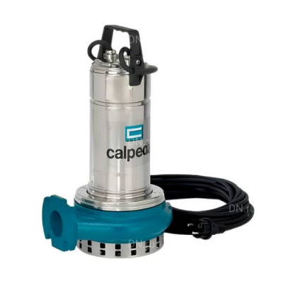 Насосы дренажные Calpeda GQR 10 32 погружные, корпус - чугун, мощность - 0.45-1.5кВт, напор - 9.5-19.5м, производительность - 300-500л/мин, 380В