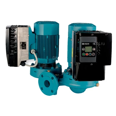Насосы циркуляционные Calpeda NRD поверхностные, корпус - чугун, мощность - 1.1-4кВт, напор - 13.3-34.2м, производительность - 900-2000л/мин, 380В