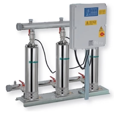 Насосные бустерные станции Calpeda BS3F 3MPSU, мощность 1650-4500Вт, напор 12-42м, производительность 175-403л/мин, 380В