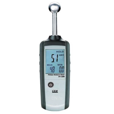 Гигрометр (измеритель влажности стройматериалов) CEM DT-128M, диапазон измеряемой влажности - 0-100%
