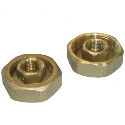 Комплекты гаек DAB BRASS UNION KIT F 1/2-1″ Ду15-25 для подключения циркуляционного насоса, корпус - латунь