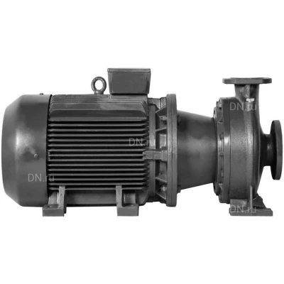 Насос центробежный, консольно-моноблочный DN.ru КМ125-125-125/2-5-АИР380/660/2-15 горизонтальный, корпус - чугун, мощность - 11кВт, напор - 20м, производительность - 2667л/мин, 380/660В, с электродвигателем