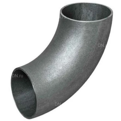 Отвод бесшовный крутоизогнутый 90° DN.ru Ст20 Св/Св 1 1/2″ Ду40 Ру100 ГОСТ 17375-2001 исполнение 2, наружный диаметр - 45мм, толщина стенки - 3мм, корпус - сталь 20, присоединение - под приварку (опрессовано)